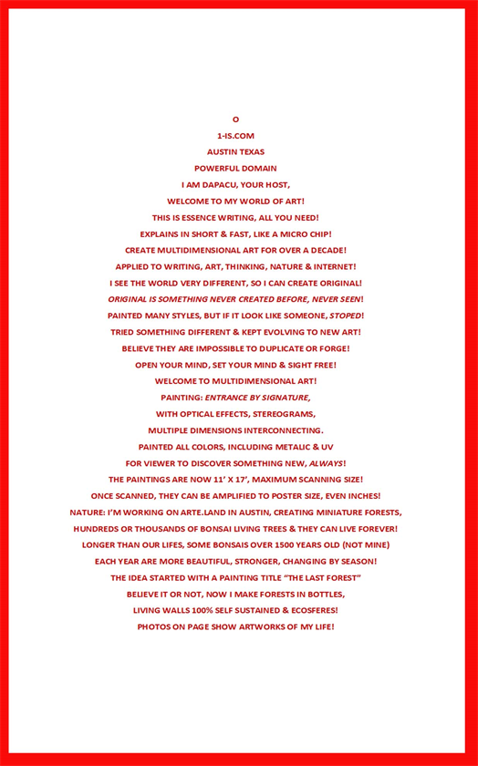 The Writing Style: Essence Writing.