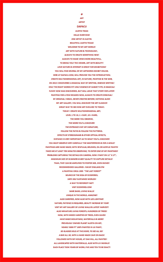 Essence Writing Examples