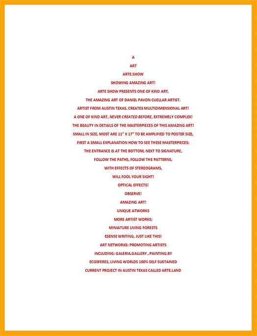 The Artworks in "Essence Writing".