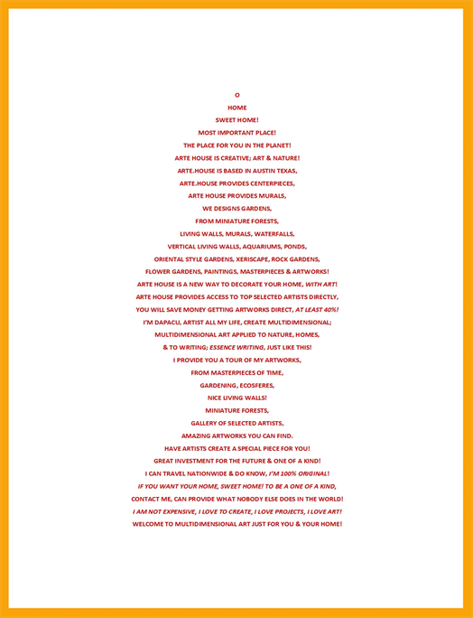 THe Text That Creates Natural Shapes,
The Writing Skill of Essence Writing.